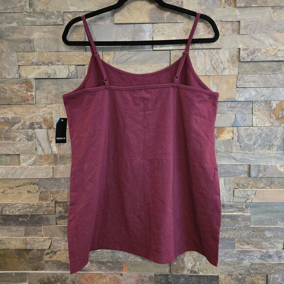 Torrid Camisole K Zinfandel Scoop Neck Foxy Cami Tank Top 3X (22-24) Classic NWT - Picture 3 of 5